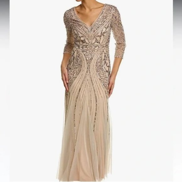 Adriana Papell beaded gown - Picture 9 of 9